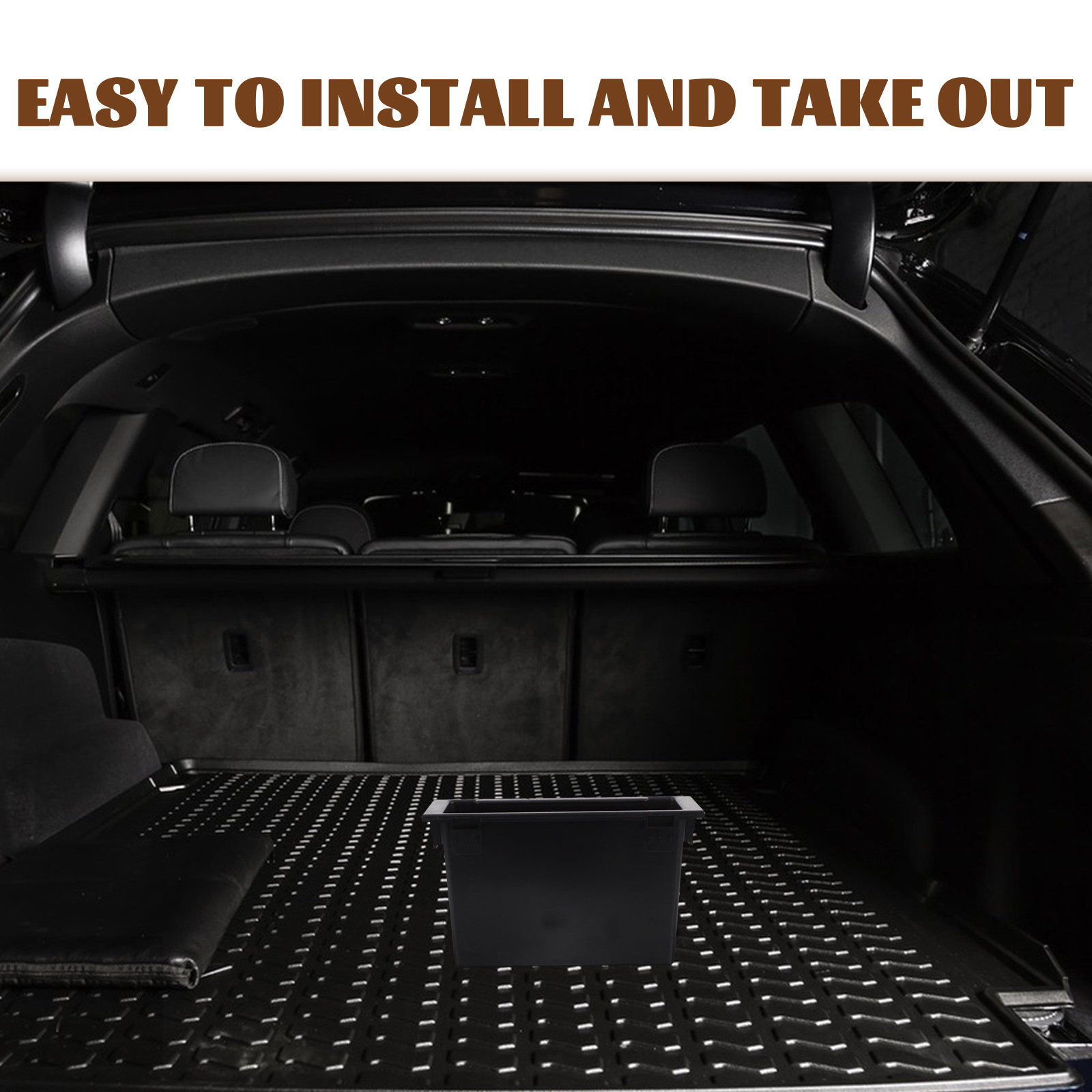 Car Trunk Organizer - Single Din Car Dashboard Storage Box