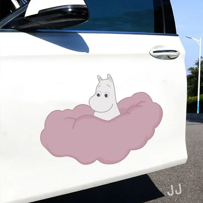 Car Accessories Nz - M-Moomins Cute Cartoon Waterproof Car Stickers