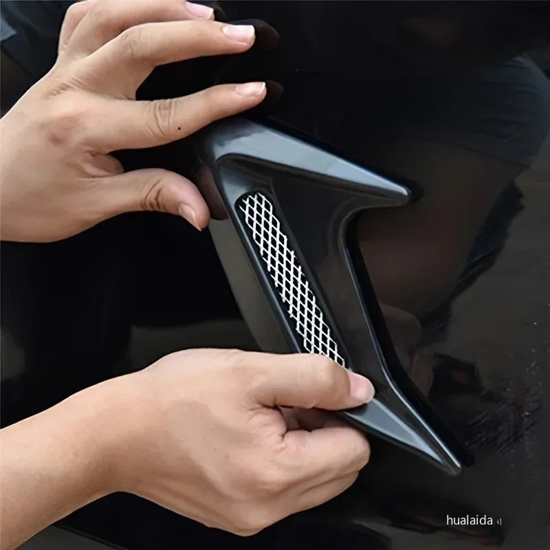 Car Accessories Nz - Universal Car Shark Gills Fender Side/Hood