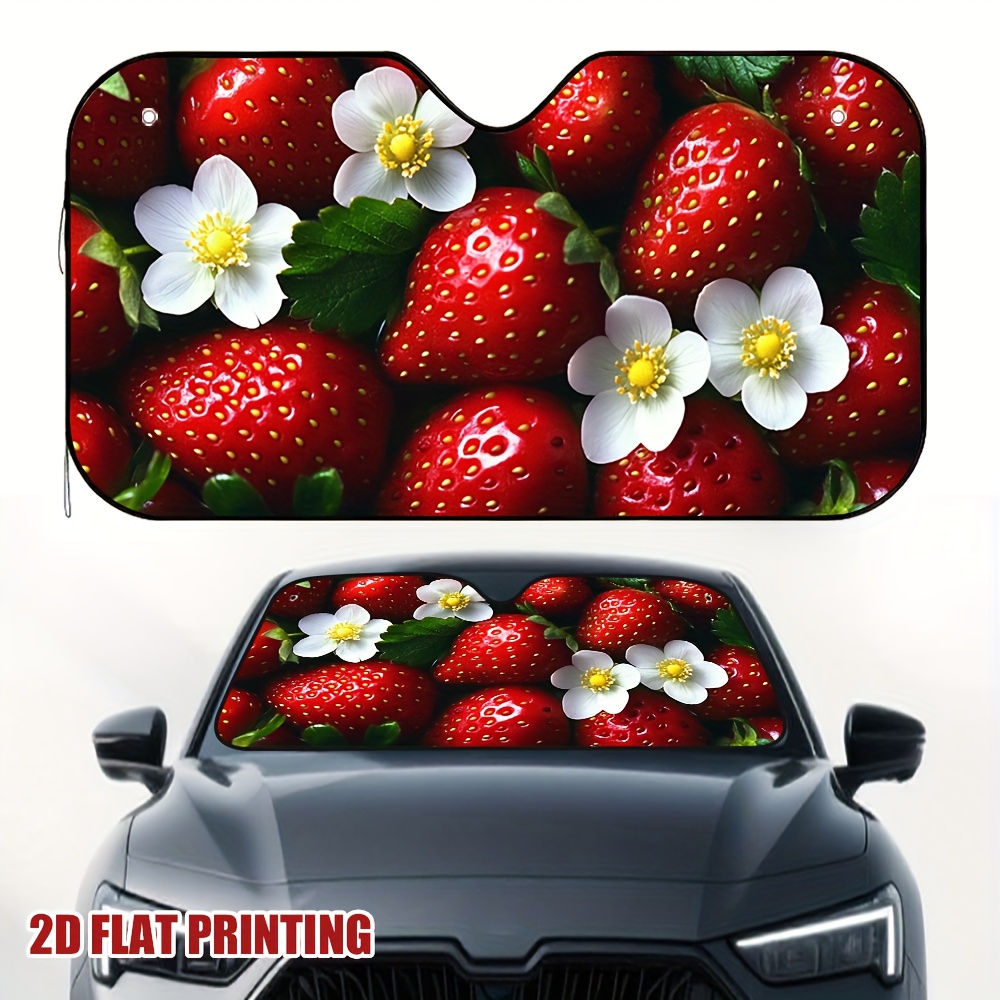 1pc Strawberries and Blossoms  - Car Accessories You Must Have 评论和价格
