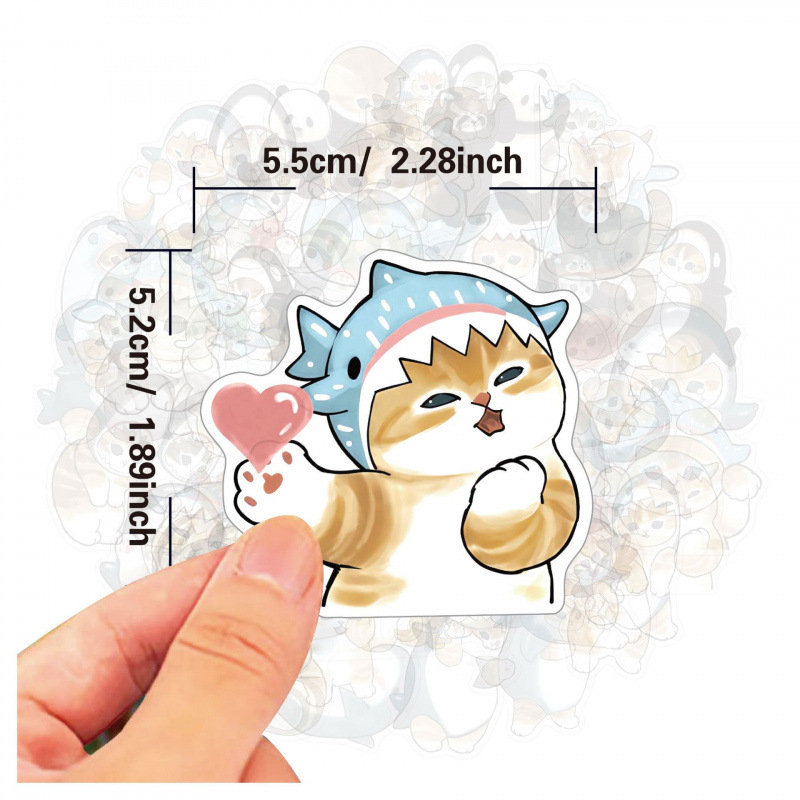 Mofusand Cute Stickers for  Fu - Car Accessories Nz 评论和价格