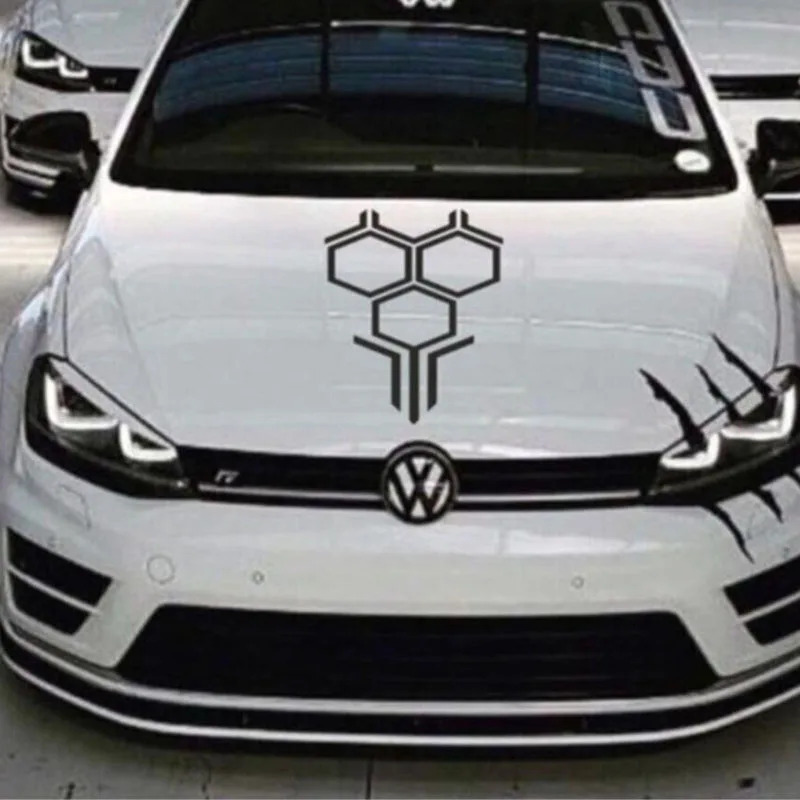 Honeycomb Upper Cowl Car Vinyl - Car Accessories On Amazon 评论和价格