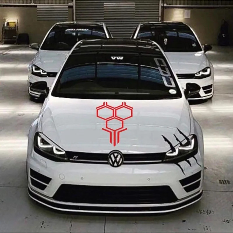 Honeycomb Upper Cowl Car Vinyl - Car Accessories On Amazon 评论和价格