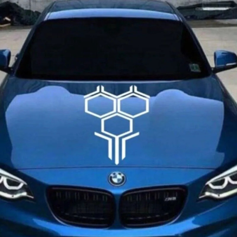 Honeycomb Upper Cowl Car Vinyl - Car Accessories On Amazon 评论和价格