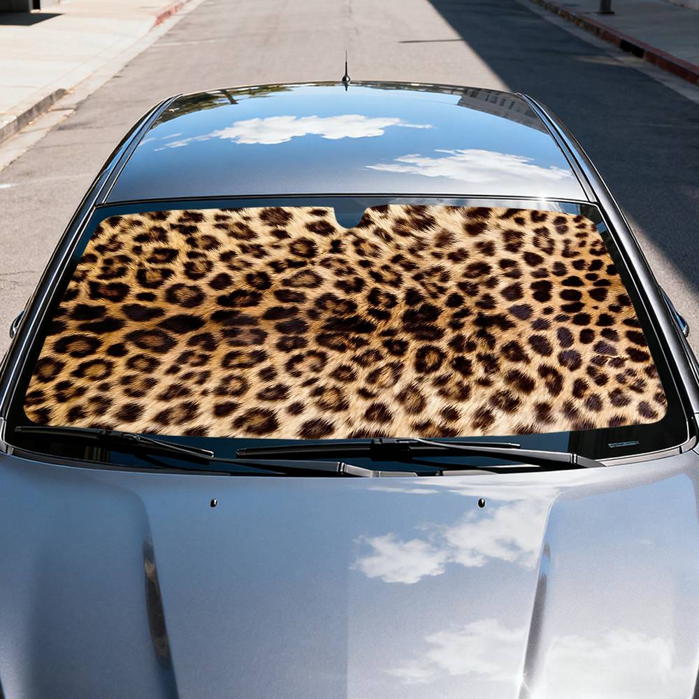 Animal Fur (Leopard Print) Car - Car Accessories Outside 评论和价格