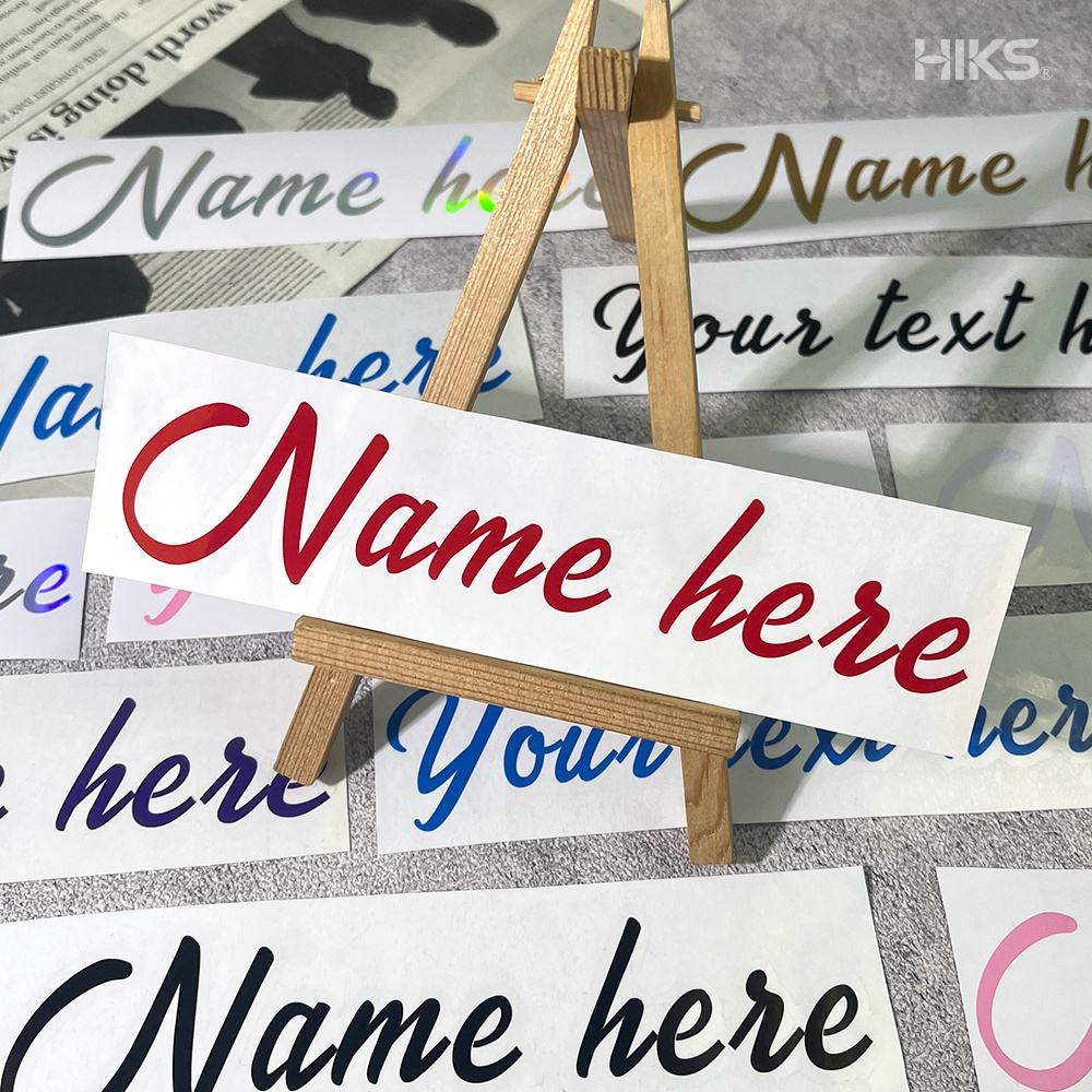 2PCS Custom Cursive Name Vinyl - Car Accessories Outside 评论和价格