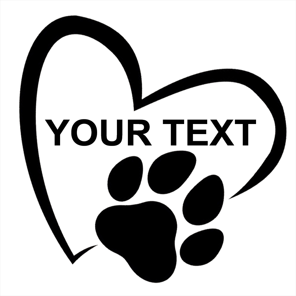 Personalized Heart with paw Pr - Car Accessories Nz 评论和价格