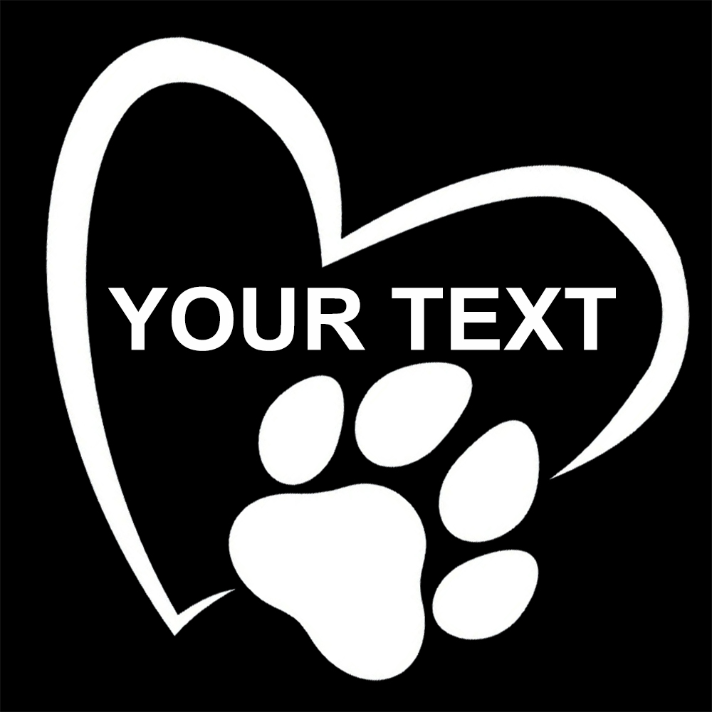Personalized Heart with paw Pr - Car Accessories Nz 评论和价格