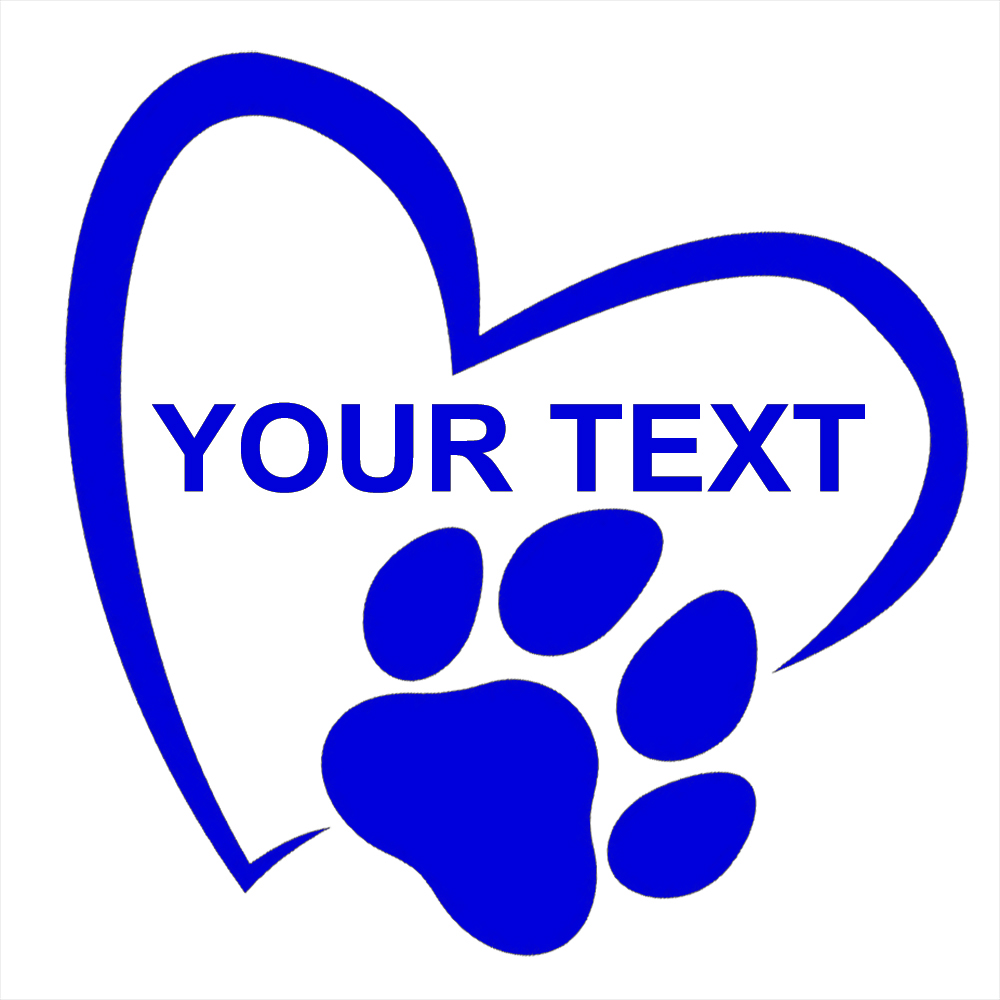 Personalized Heart with paw Pr - Car Accessories Nz 评论和价格