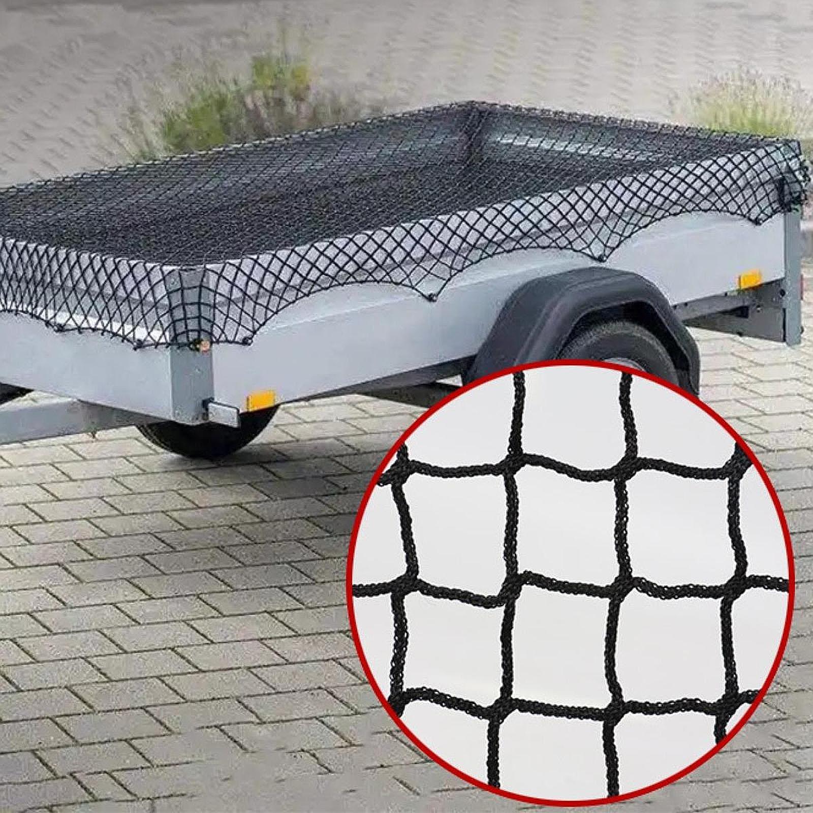 Black Mesh Trailer Cargo Net M - Car Trunk Organizer 评论和价格