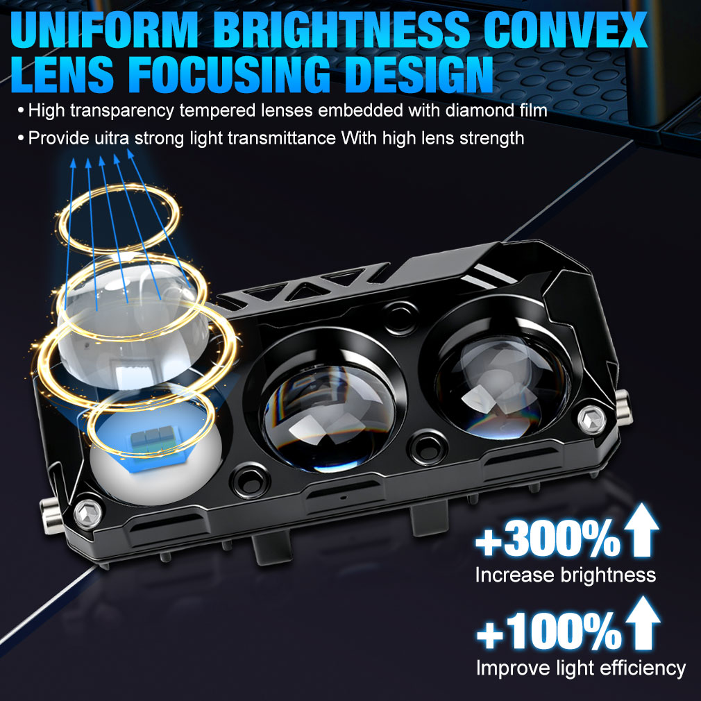 S&D Motorcycle LED Spotlight D - D.A.D Car Accessories 评论和价格