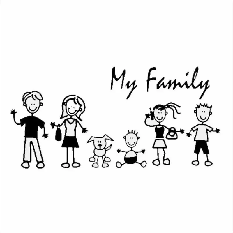 Car Sticker Family Stick Figur - Car Accessories On Amazon 评论和价格