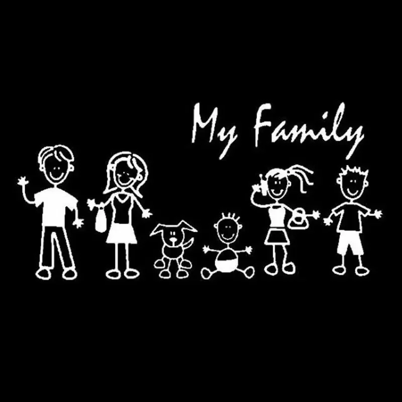 Car Sticker Family Stick Figur - Car Accessories On Amazon 评论和价格