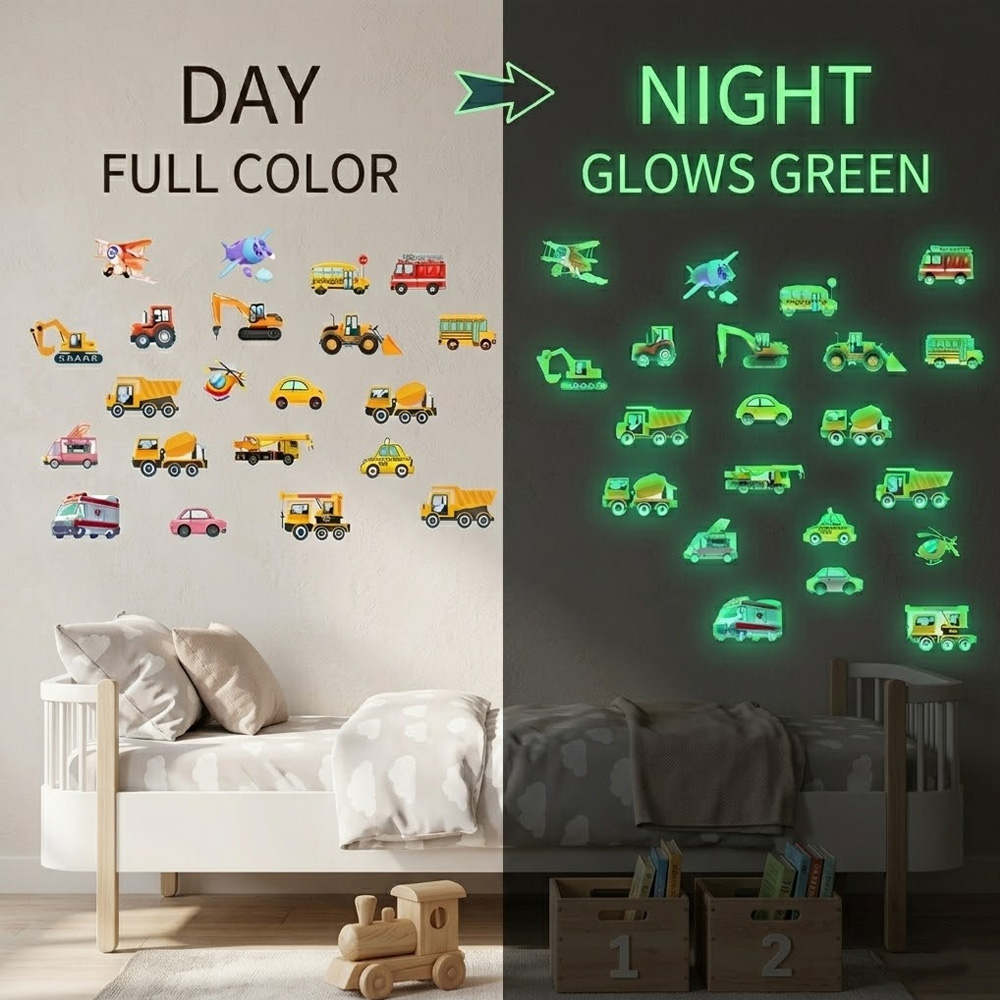 Luminous Car Wall Sticker 21Pc - Car Accessories Nz 评论和价格