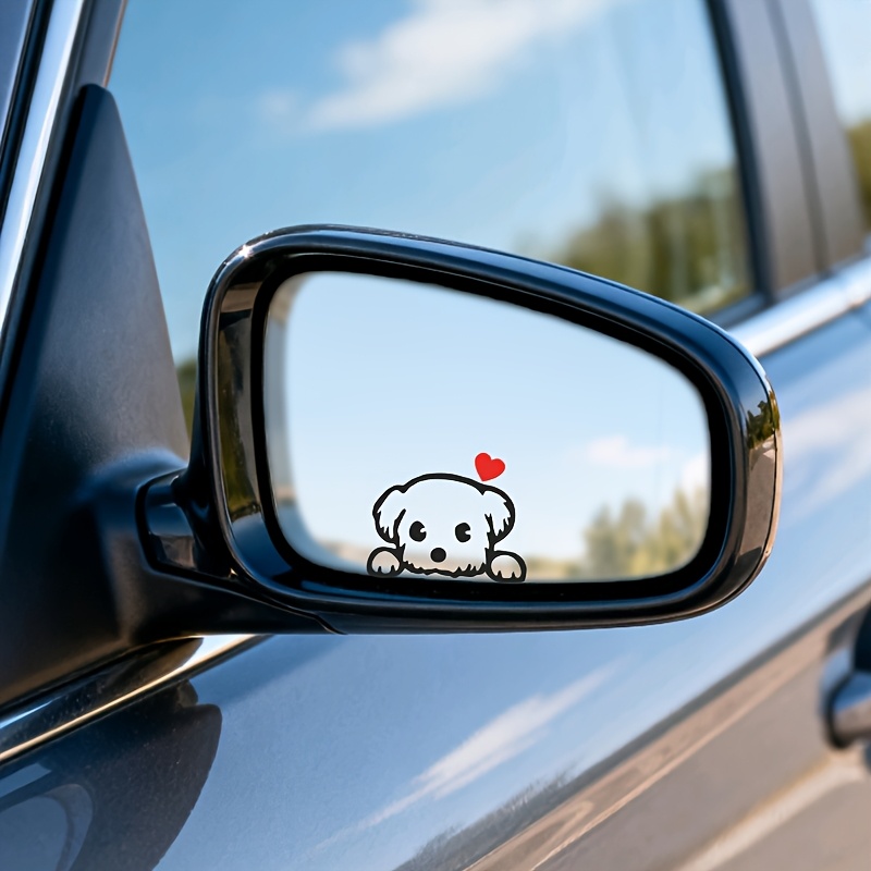 2PCS Cute Cartoon Dog Fun Viny - Car Accessories On Amazon 评论和价格