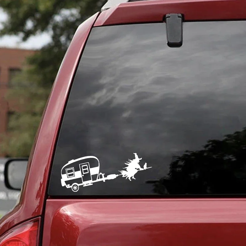 Car Sticker WITCH CAMPER Vinyl - Car Accessories Nz 评论和价格