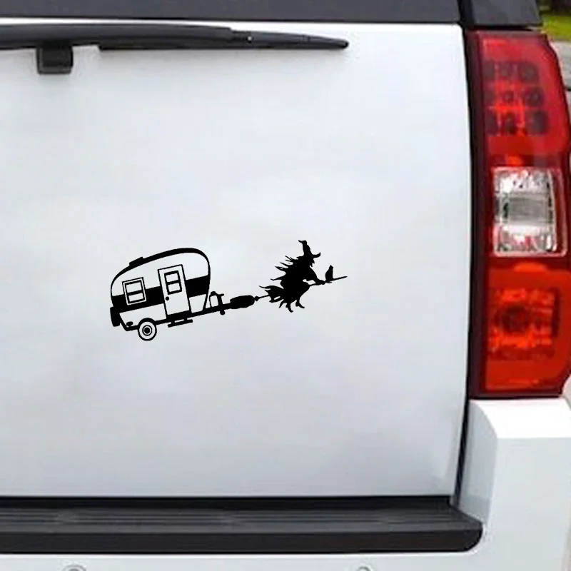 Car Sticker WITCH CAMPER Vinyl - Car Accessories Nz 评论和价格