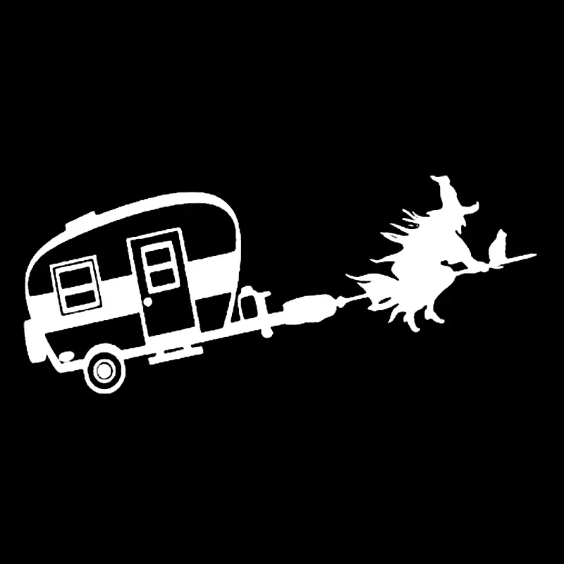 Car Sticker WITCH CAMPER Vinyl - Car Accessories Nz 评论和价格