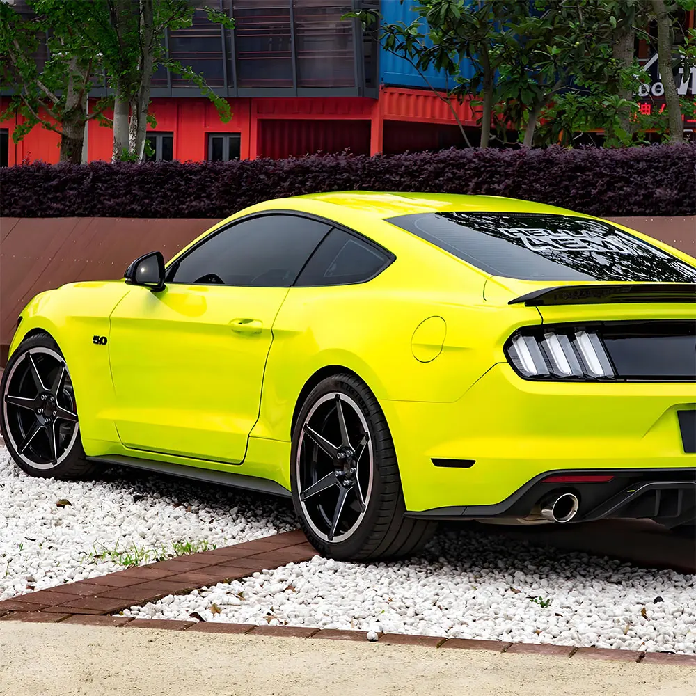 Car Wrapping Film Lemon Yellow - Car Accessories On Amazon 评论和价格